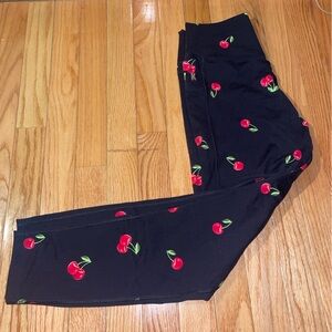 PINK cherry leggings